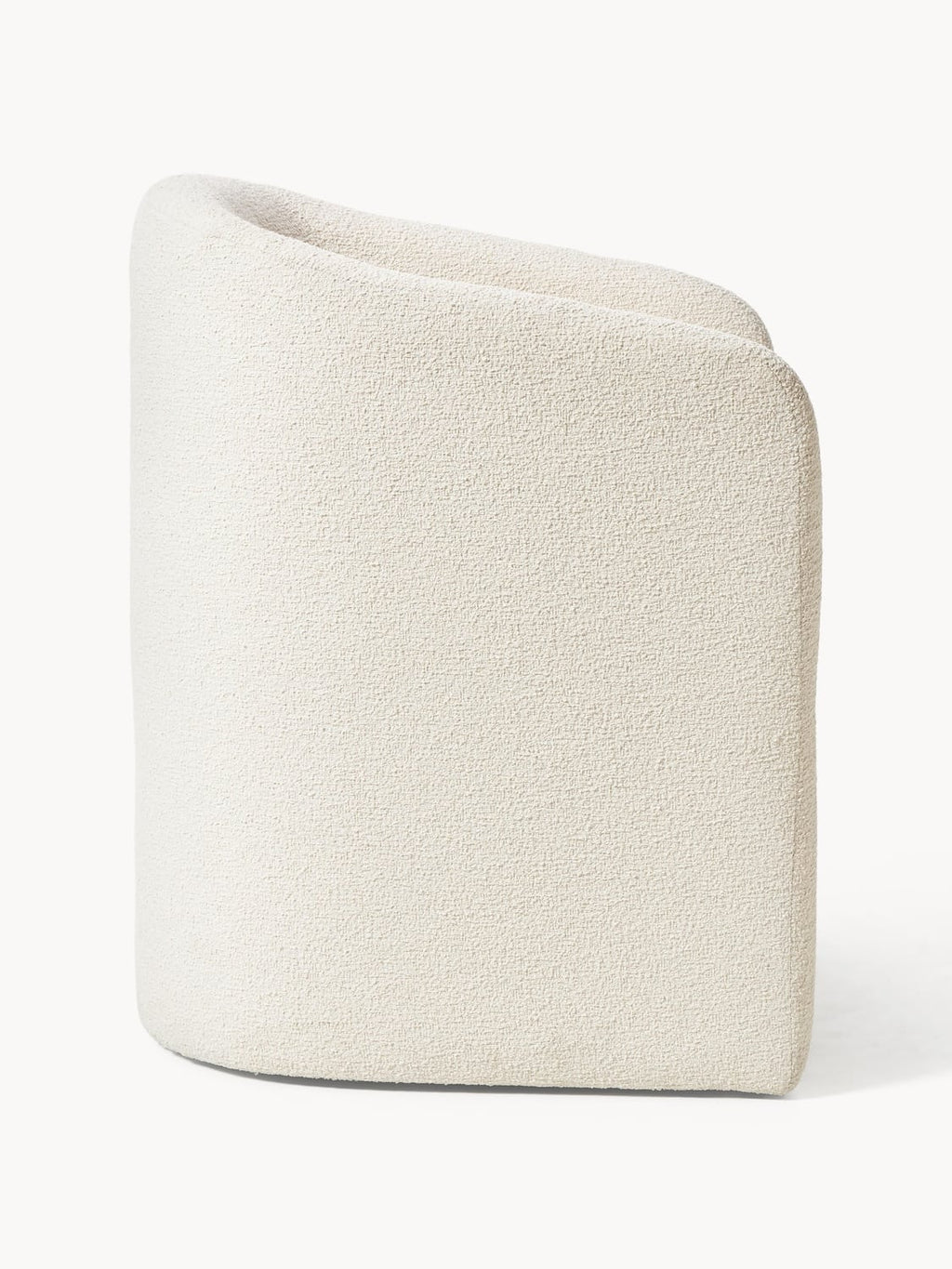 Turate Bouclé Dining Chair with Armrests