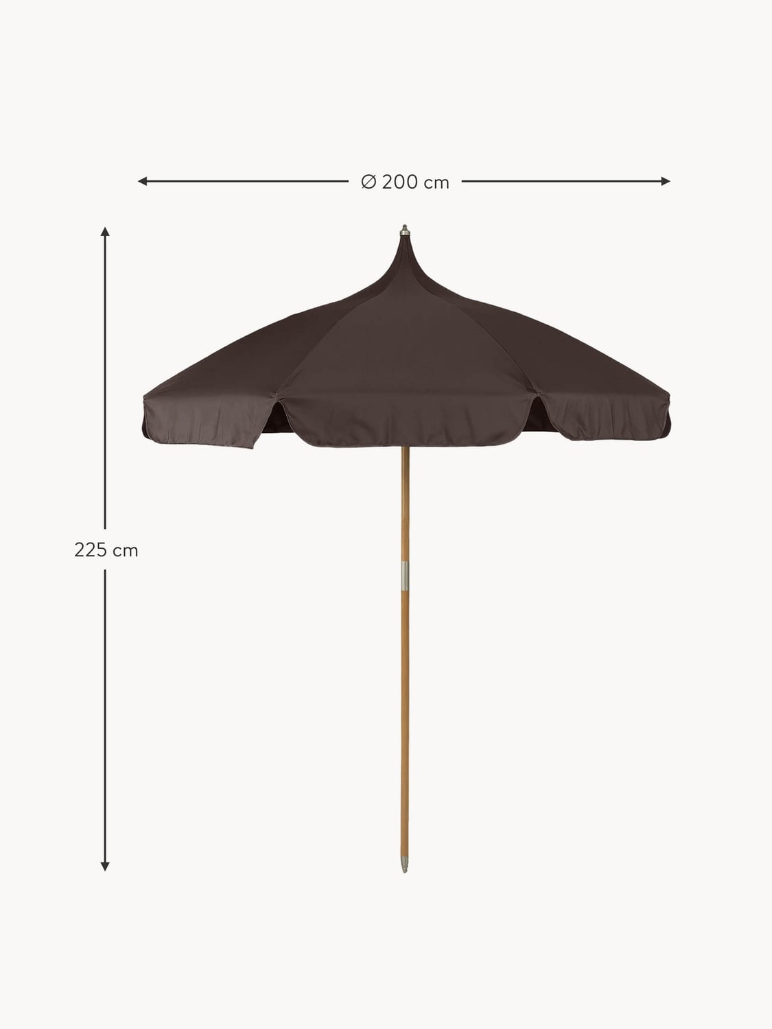 Novellara Beach Parasol, Ø 200