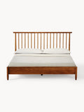Novedrate Pine Wood Bed with Headboard
