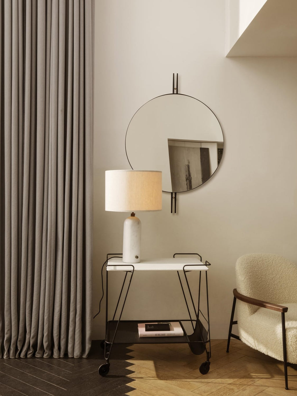 Tavernerio Large Dimmable Table Lamp with Marble Base — available in several sizes