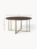 Bulgarograsso Round Mango Wood Dining Table — available in several sizes