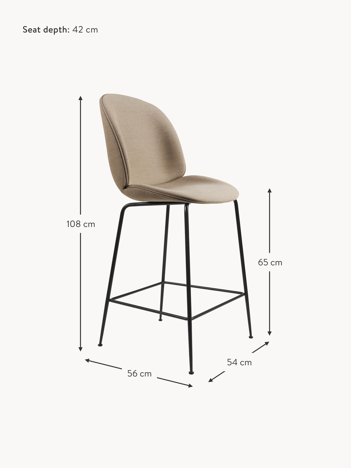 Argegno Counter Chair