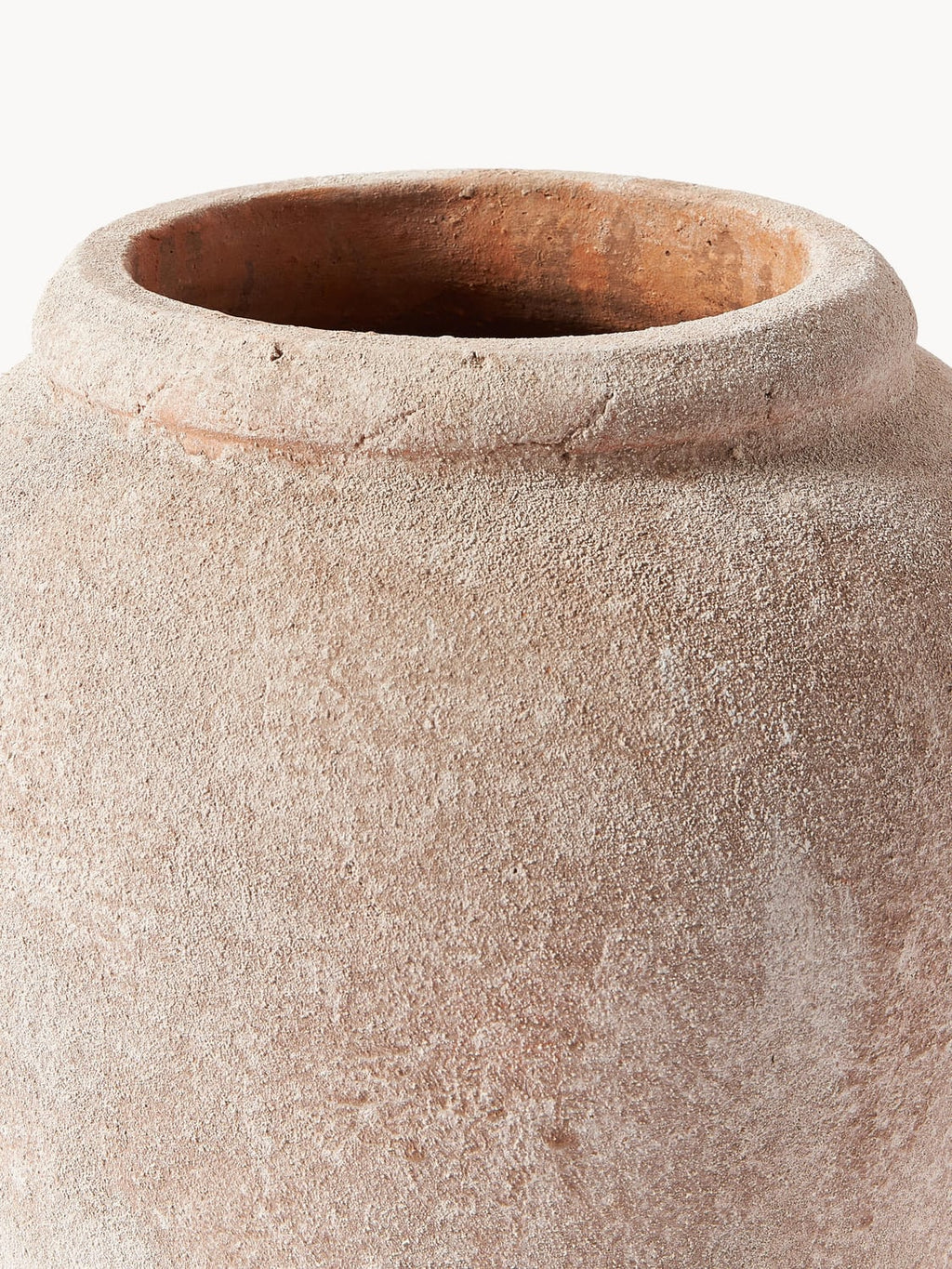 Tavernerio Floor Vase with Sand Finish, H 50 cm