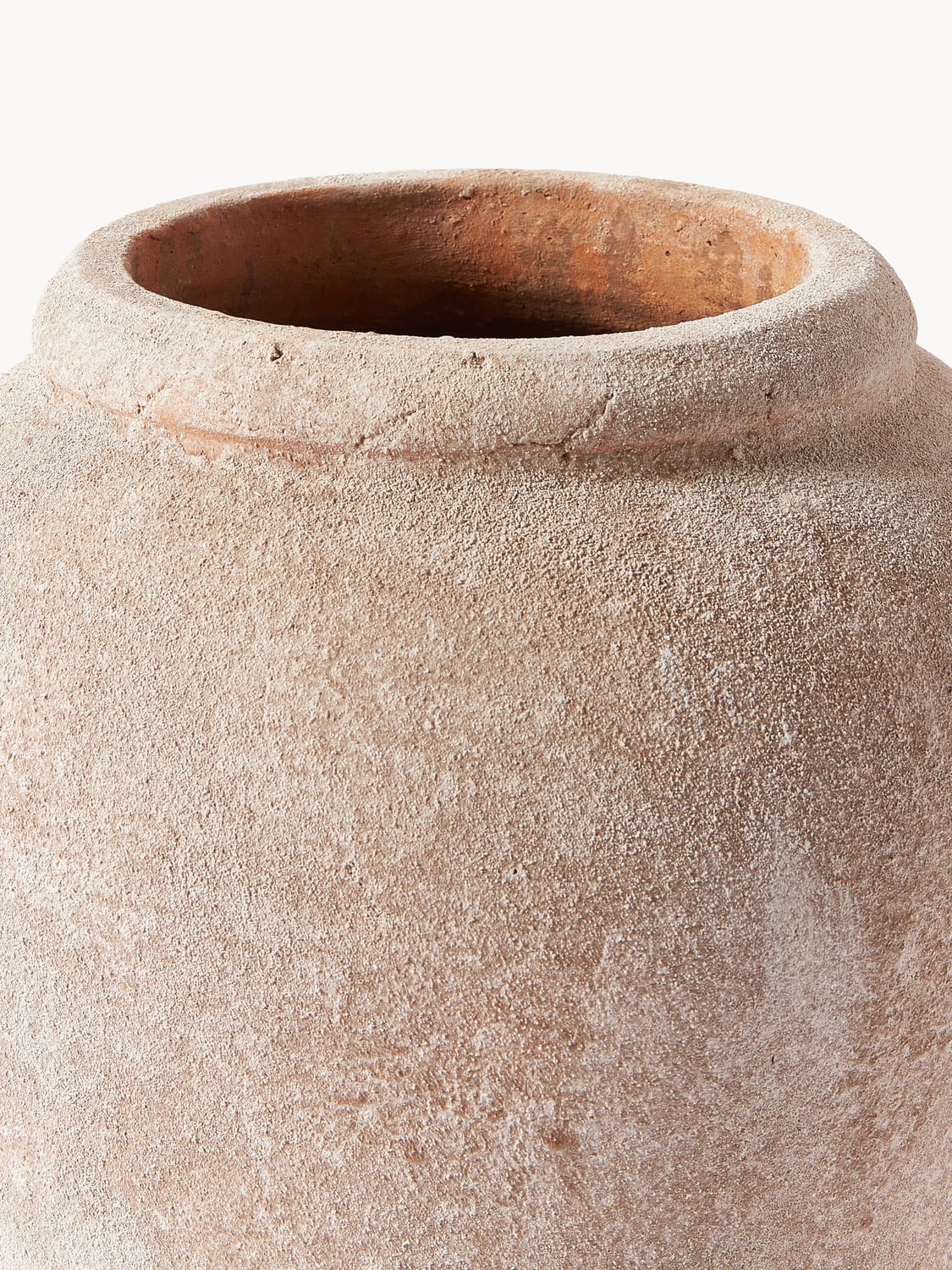 Tavernerio Floor Vase with Sand Finish, H 50 cm