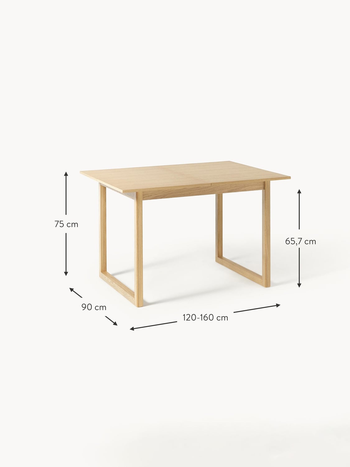 Pusiano Extendable Dining Table — available in several sizes