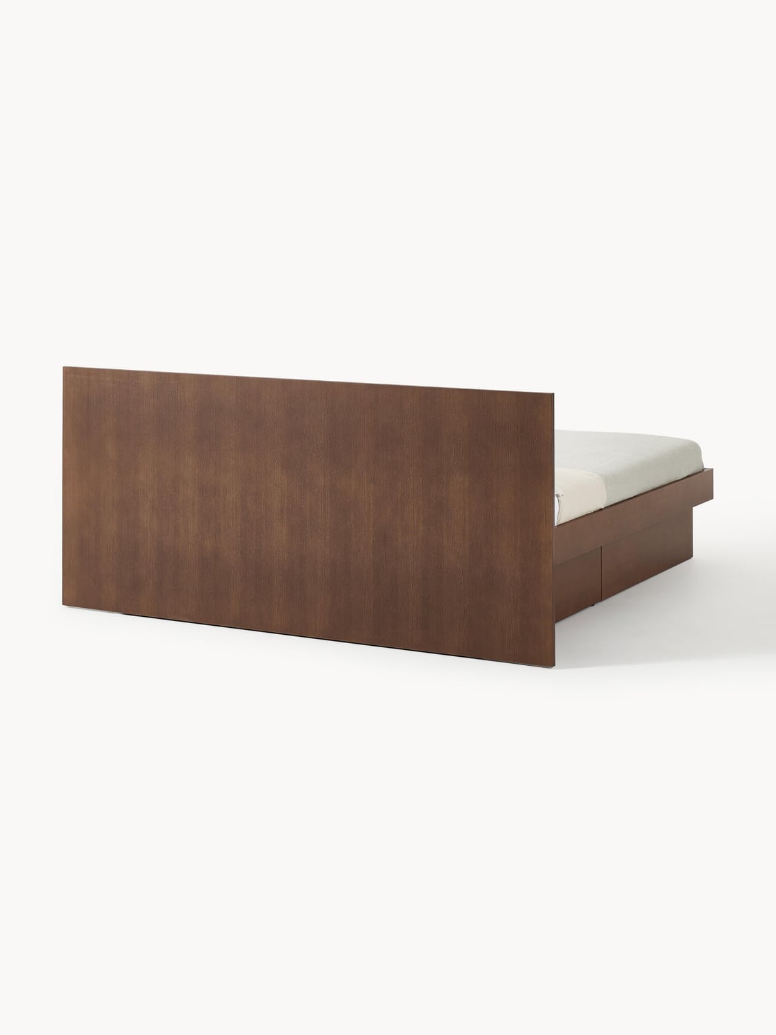 Eupilio Wooden Bed with Drawers and Headboard