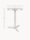 Ronago Round Metal Dining Table, Ø 58 cm