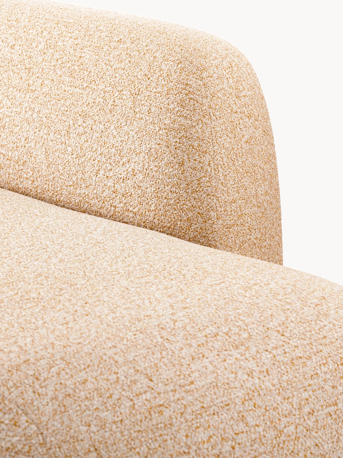 Bellara Bouclé Sofa (2-seater) with Chaise End