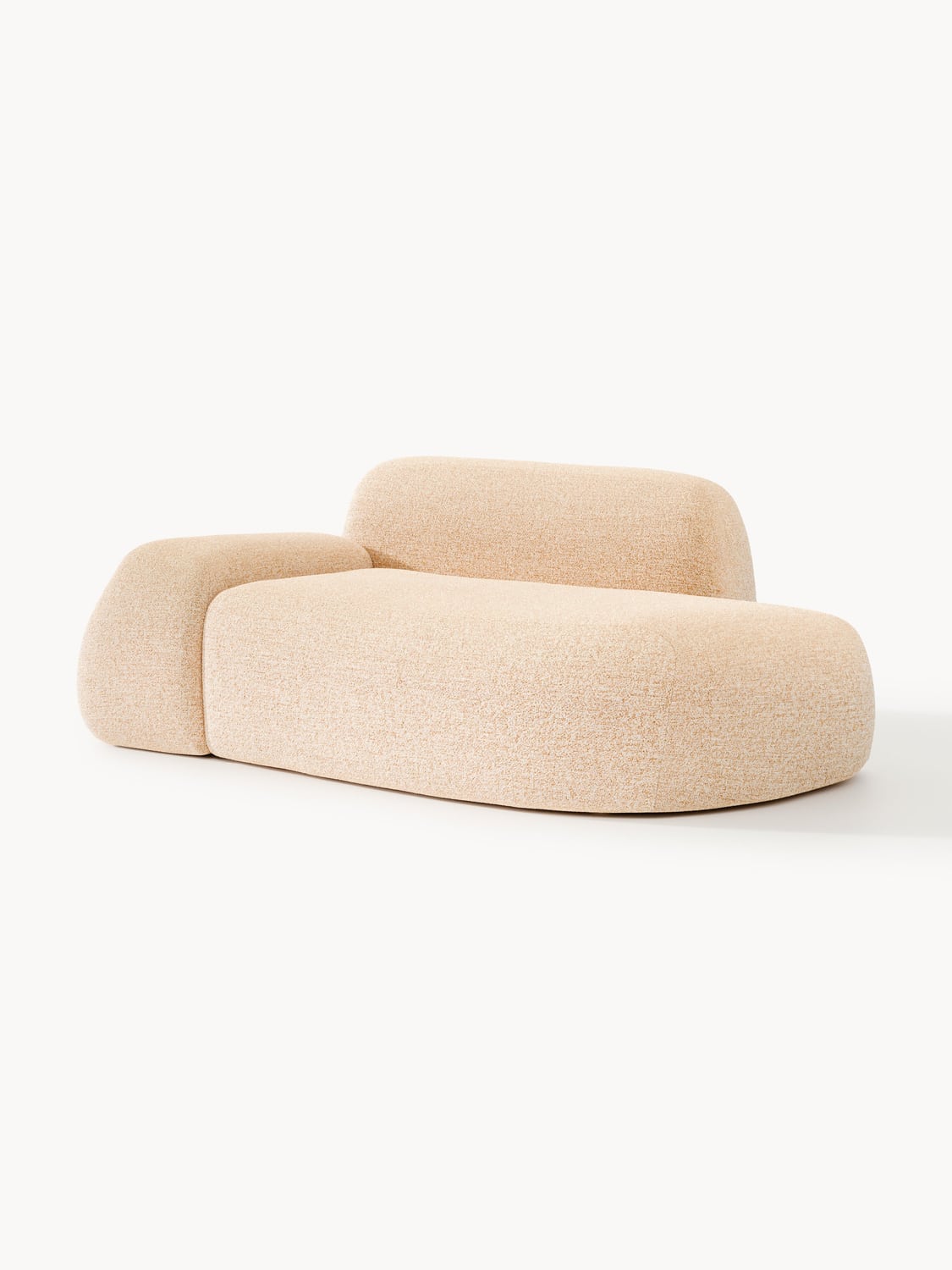 Bellara Bouclé Sofa (2-seater) with Chaise End