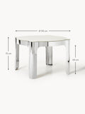 Mozzate Round Dining Table with Glass Top, Ø 110 cm