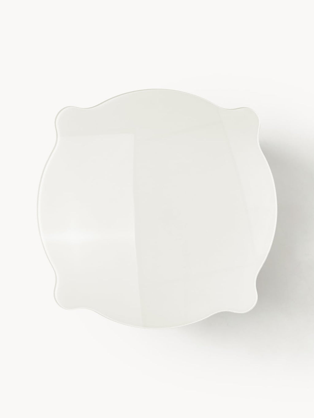 Mozzate Round Dining Table with Glass Top, Ø 110 cm