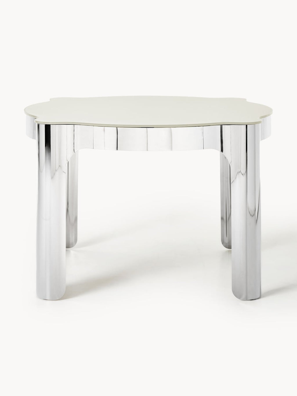 Mozzate Round Dining Table with Glass Top, Ø 110 cm