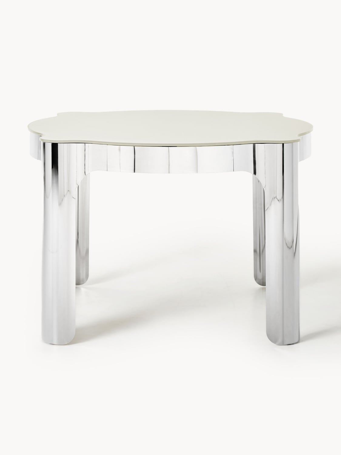Mozzate Round Dining Table with Glass Top, Ø 110 cm