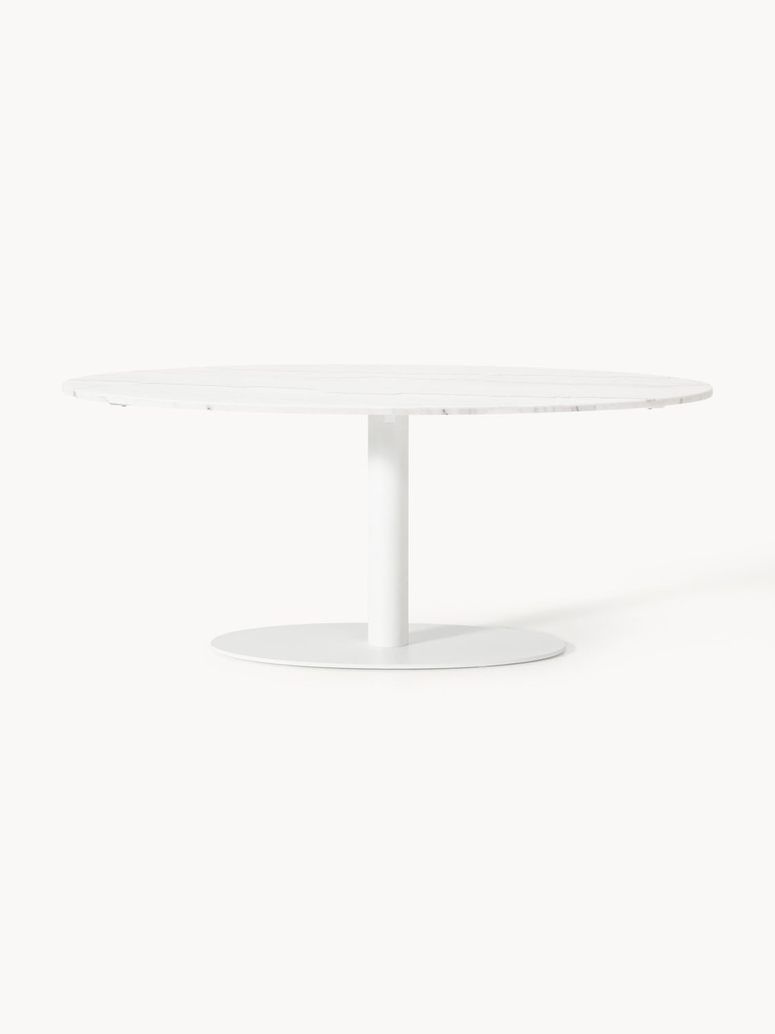 Cermenate Oval Marble Dining Table, 180 x 90 cm