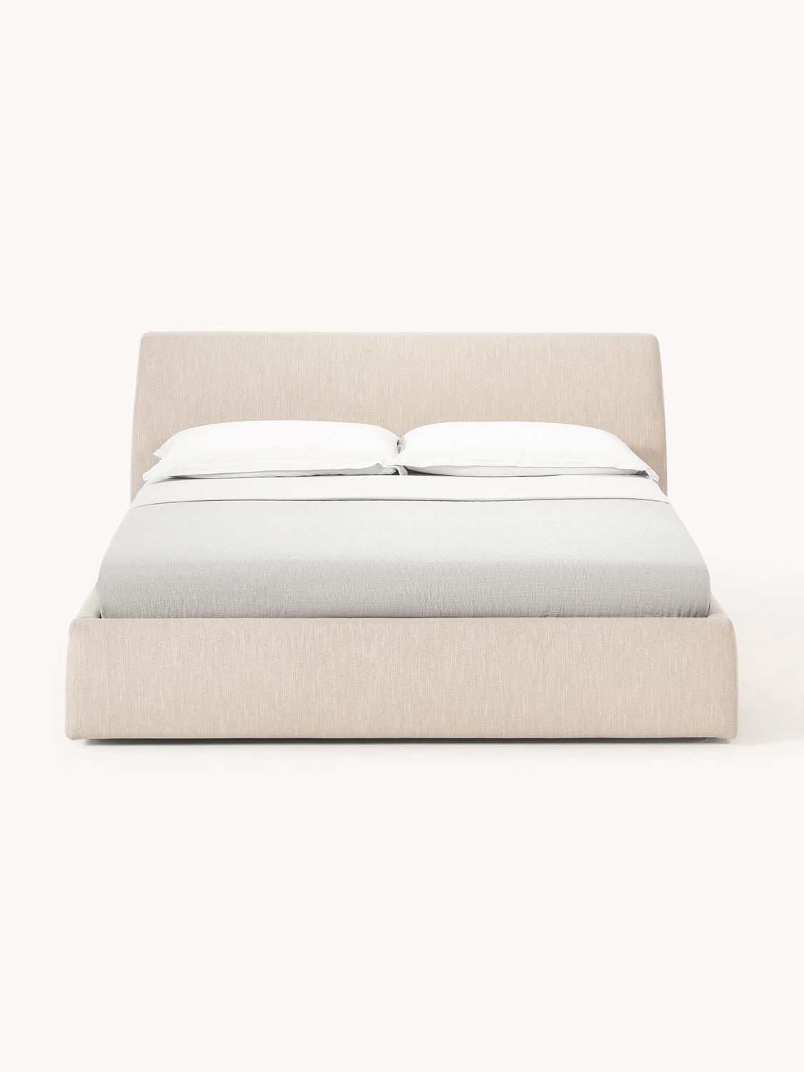 Rovello Upholstered Bed with Storage Space