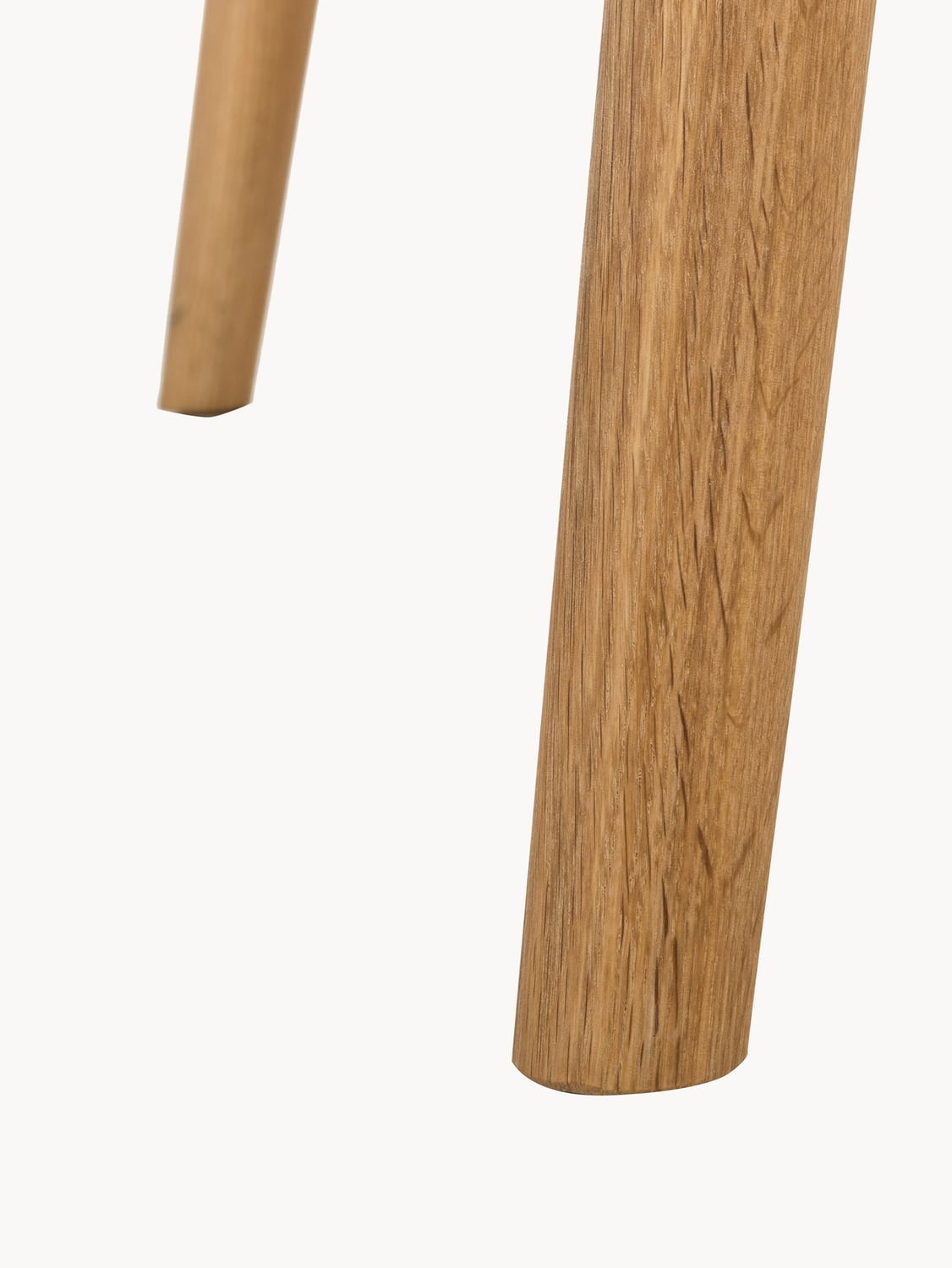 Bregano Round Oak Wood Dining Table, Ø 115 cm