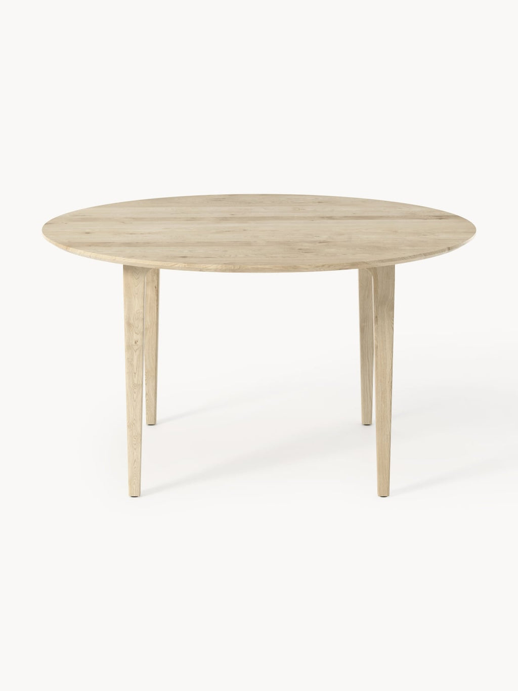 Mozzate Round Oak Wood Dining Table, various sizes