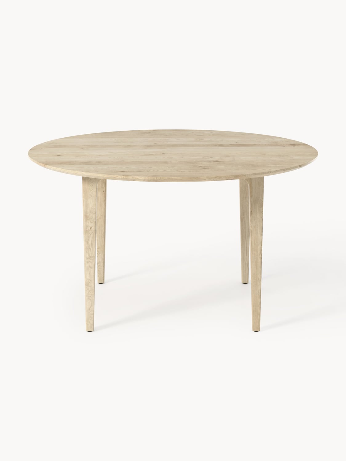 Mozzate Round Oak Wood Dining Table, various sizes
