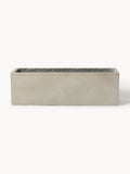 Trevano Outdoor Concrete Planter, H 19 cm