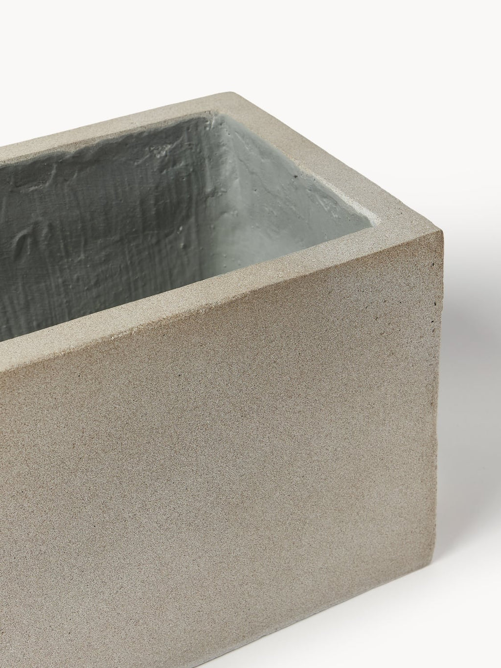 Trevano Outdoor Concrete Planter, H 19 cm