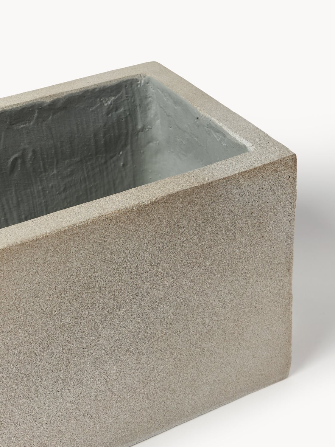 Trevano Outdoor Concrete Planter, H 19 cm