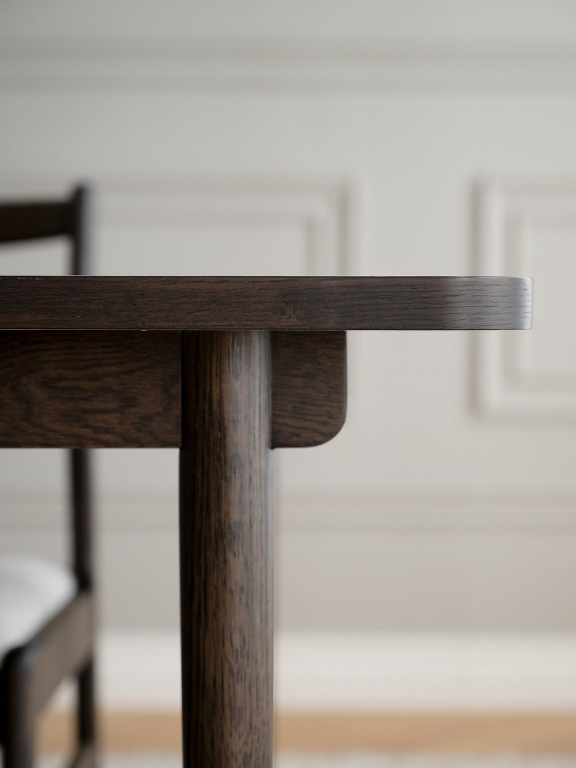 Corvara Extendable Oak Wood Dining Table, 220/265 x 95 cm