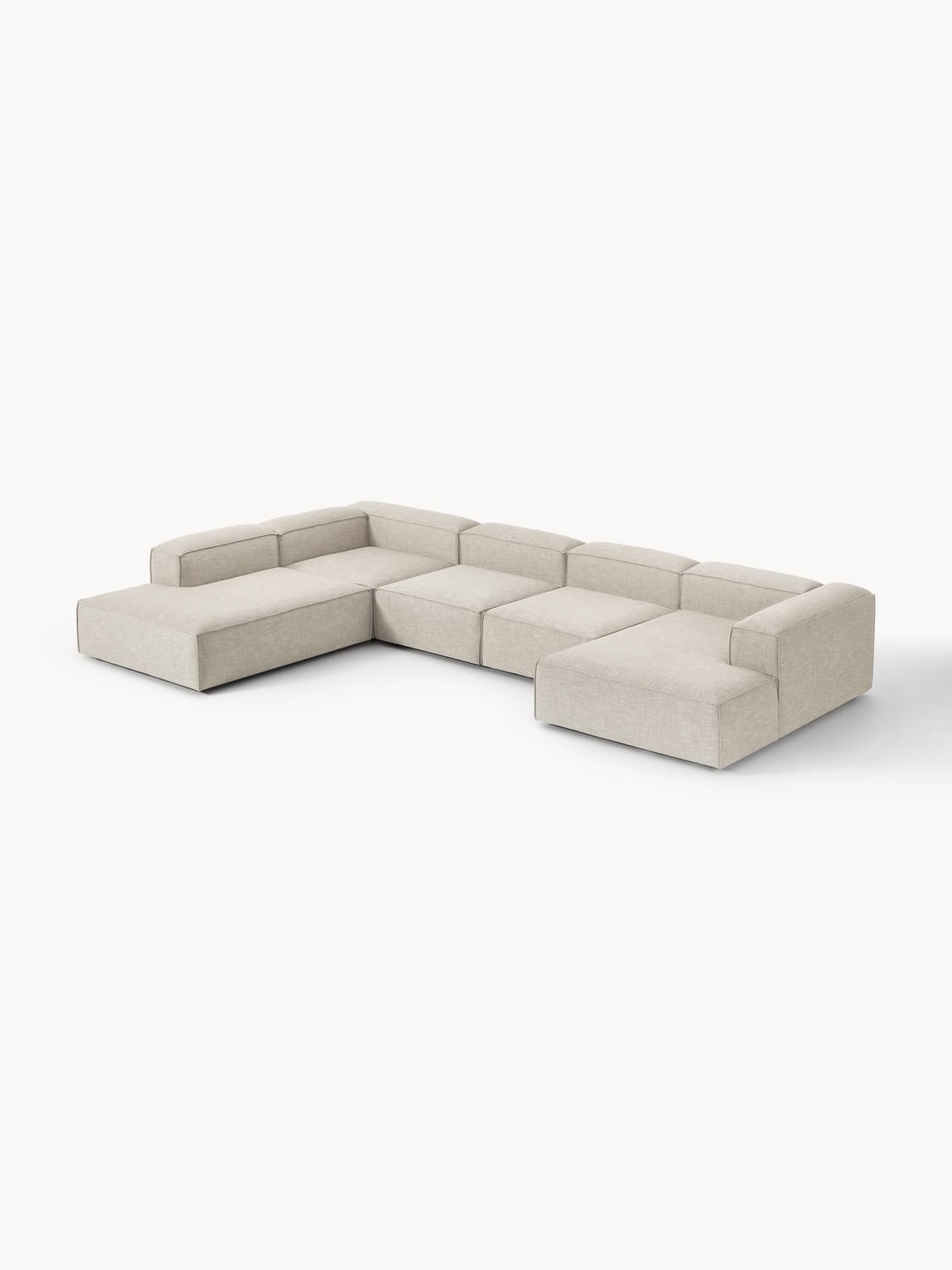 Tavordo XL Linen Blend Modular Sofa