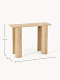 Faggeto Travertine Console Table