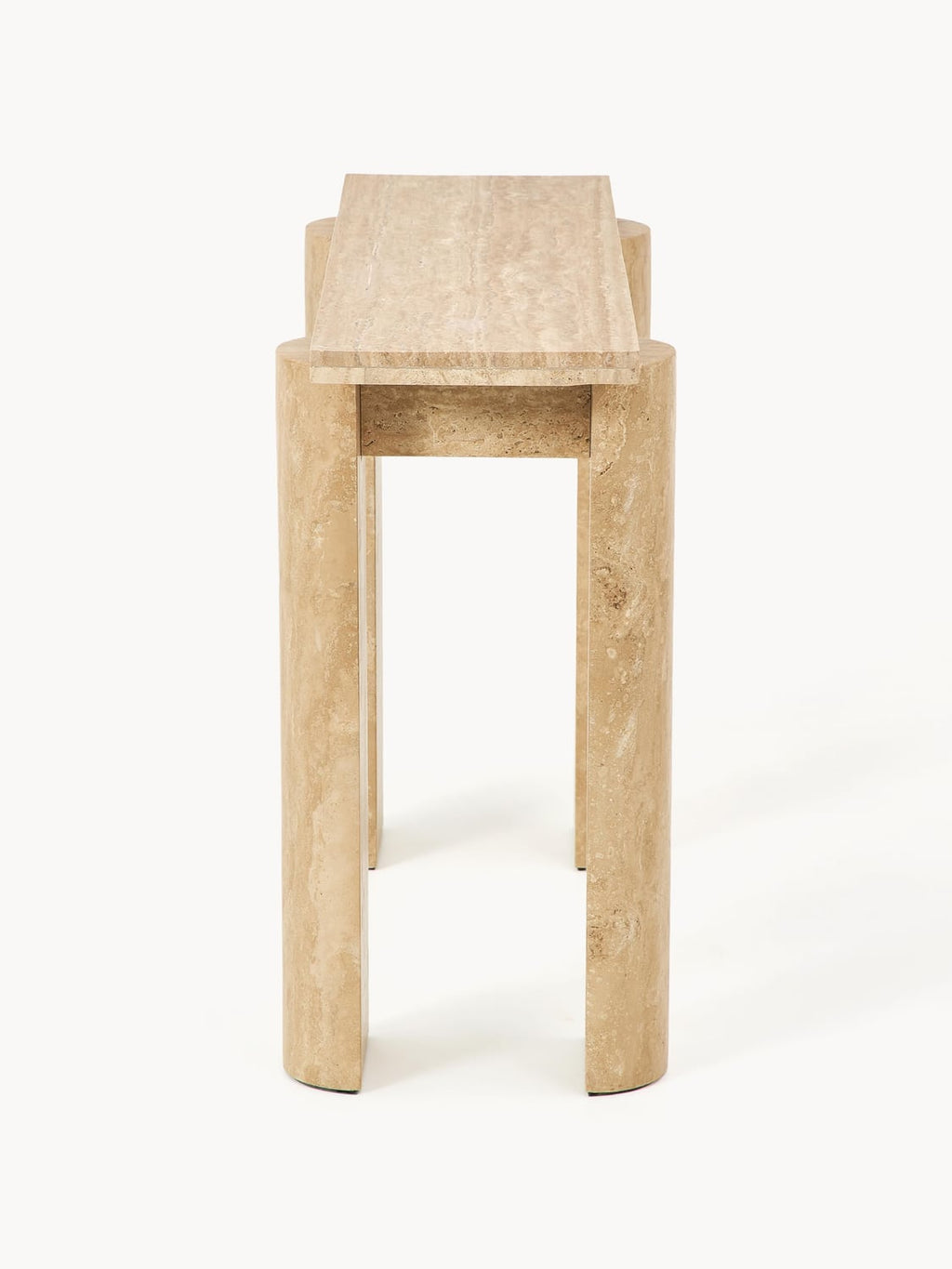 Faggeto Travertine Console Table