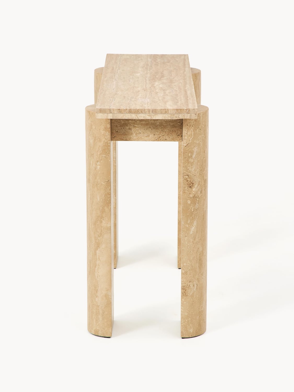 Faggeto Travertine Console Table