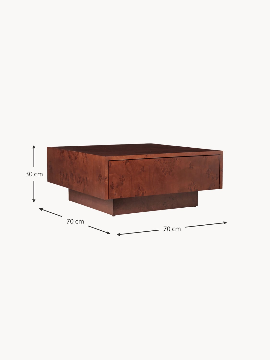 Argegno Wooden Coffee Table