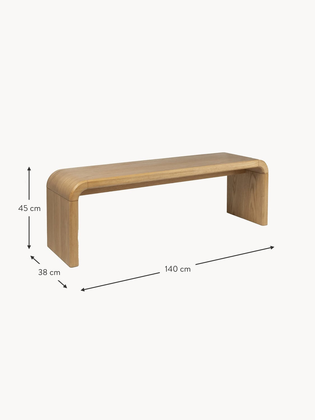 Trevano Wooden Bench