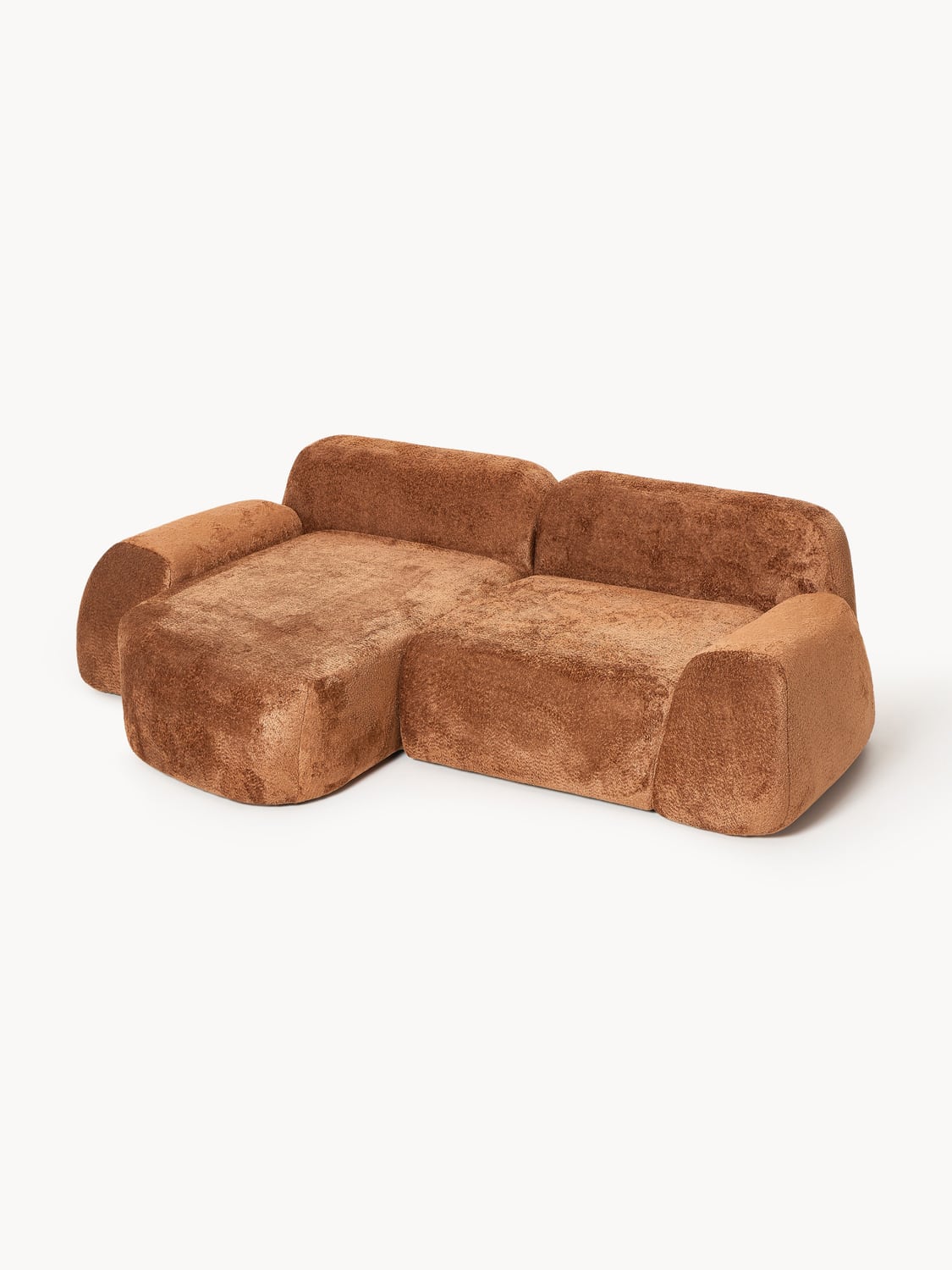 Bellara Modular Teddy Bouclé Corner Sofa (3-seater)