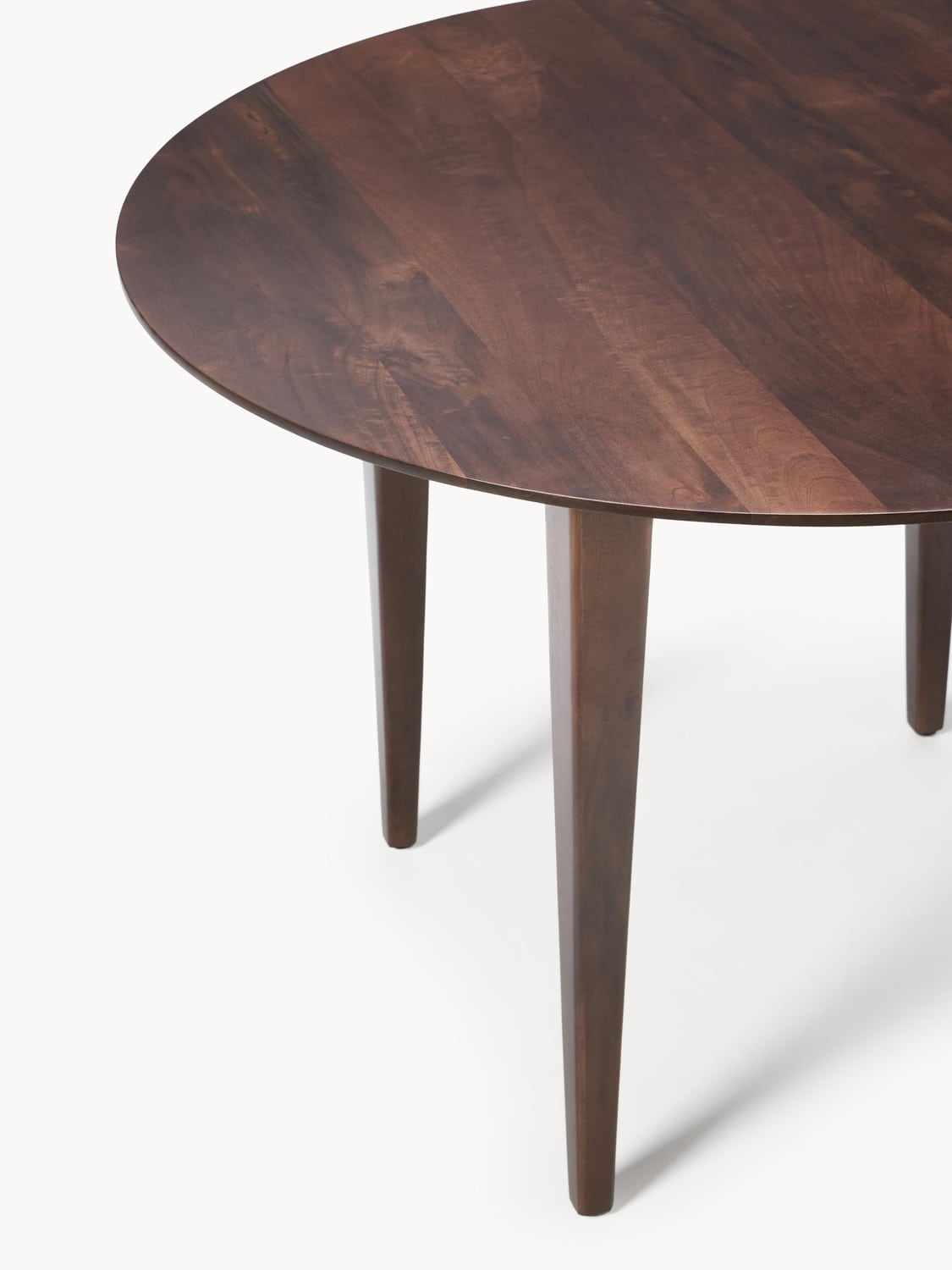 Mozzate Round Mango Wood Dining Table — available in several sizes