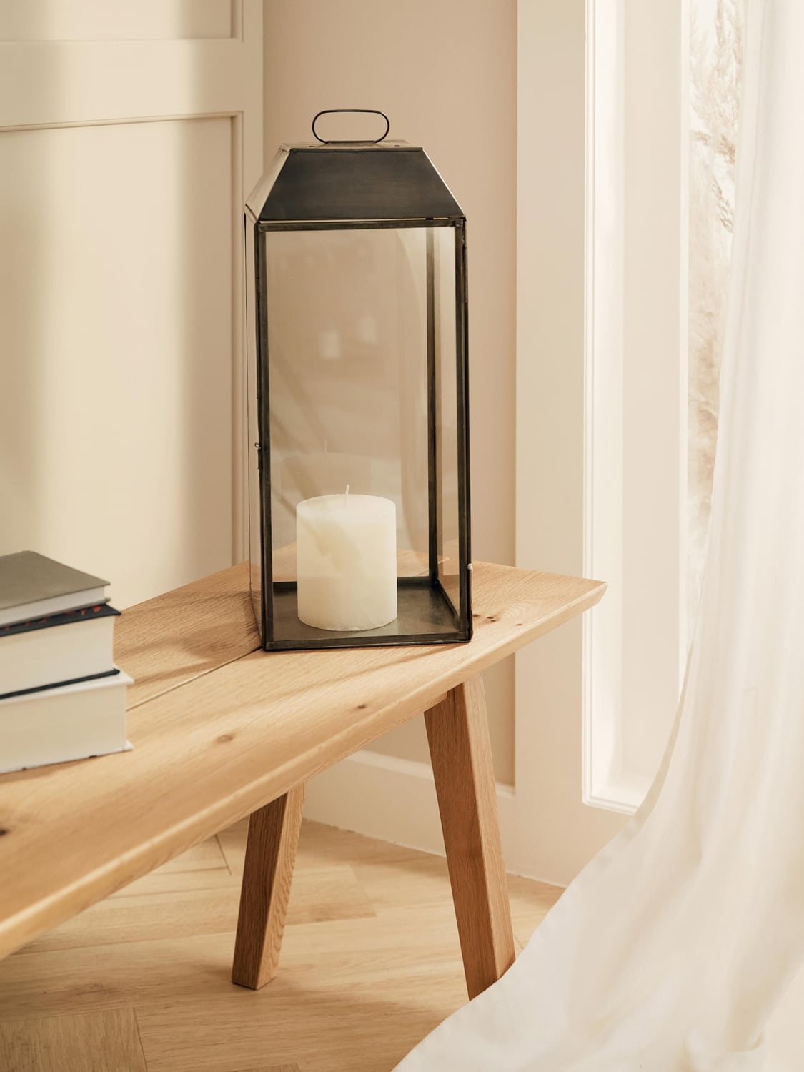 Almenno Oak Wood Bench