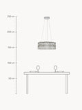 Casnate Dimmable LED Crystal Glass Chandelier