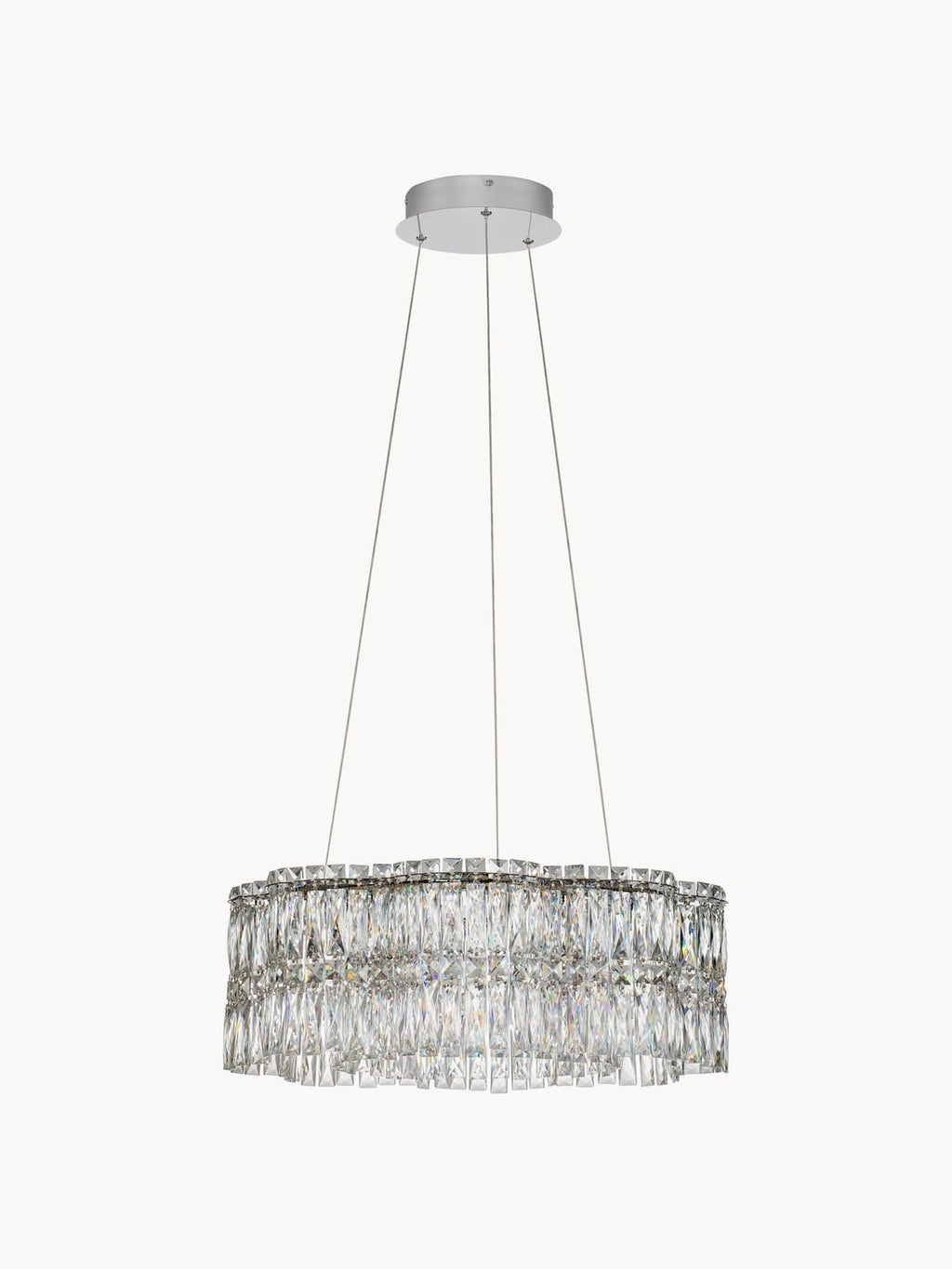 Casnate Dimmable LED Crystal Glass Chandelier