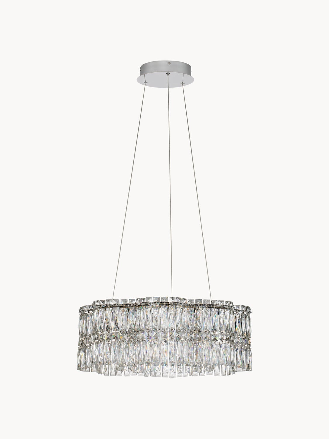Casnate Dimmable LED Crystal Glass Chandelier