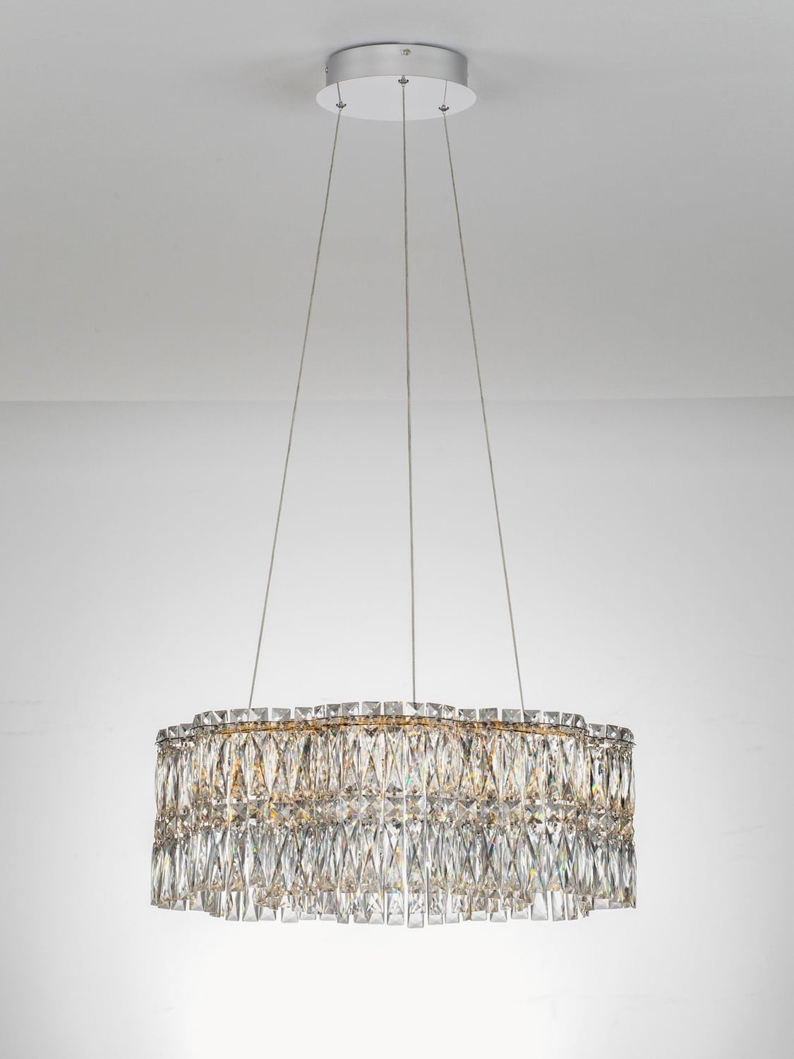 Casnate Dimmable LED Crystal Glass Chandelier