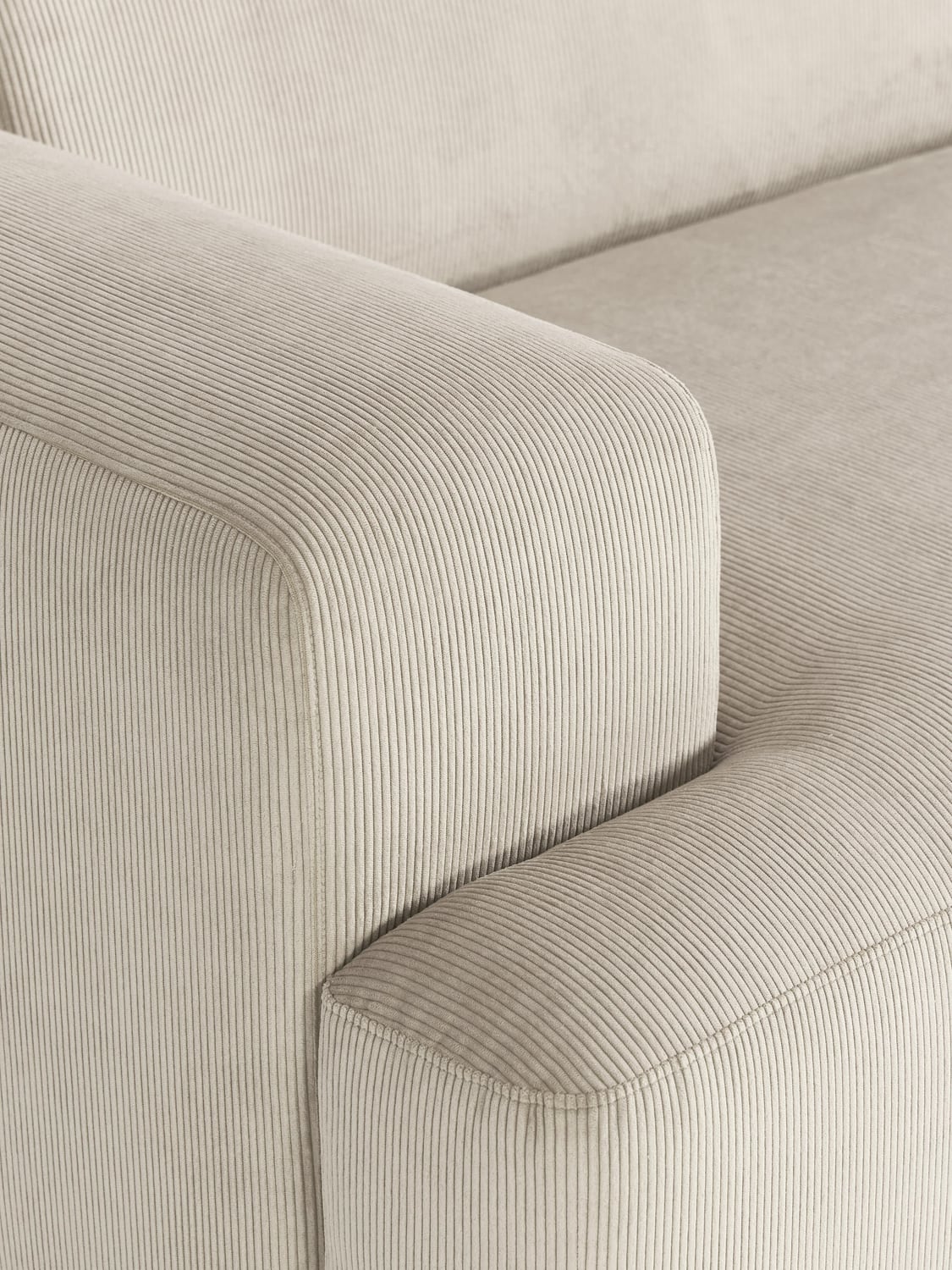 Gravedona XL Corduroy Corner Sofa