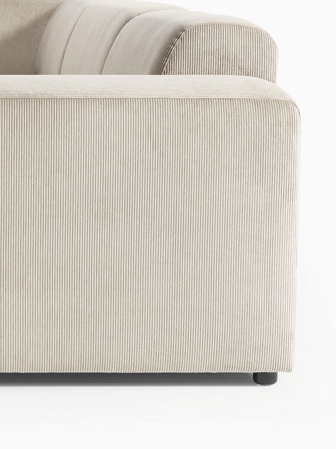 Gravedona XL Corduroy Corner Sofa
