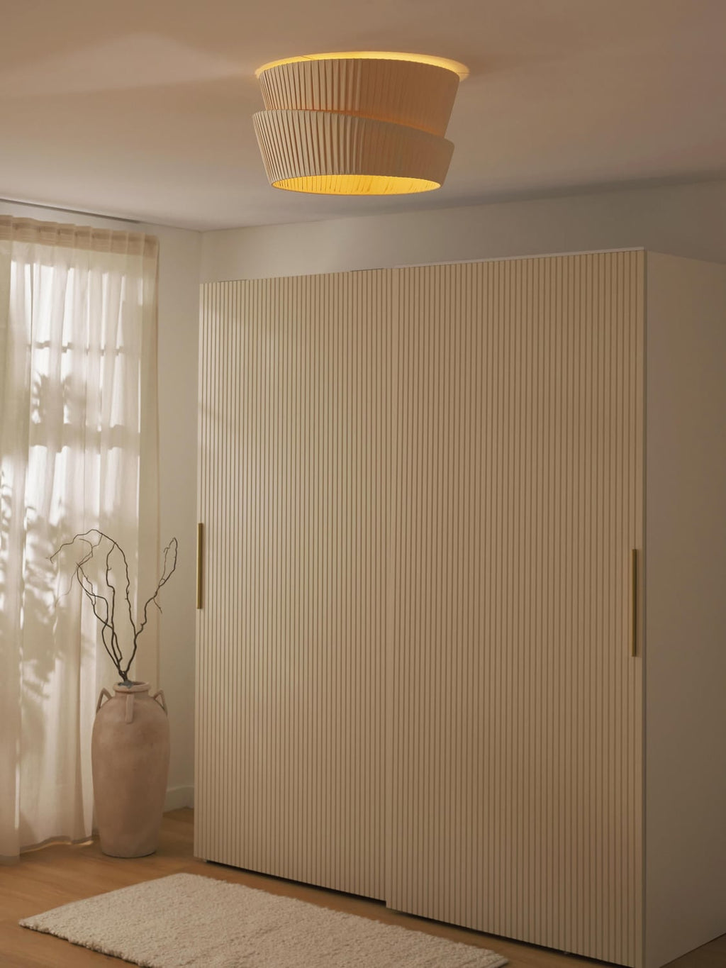 Zavattarello Ceiling Lamp with An Asymmetrical Lampshade