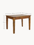 Ronco Extendable Acacia Wood Dining Table, 120 - 200 x 90 cm