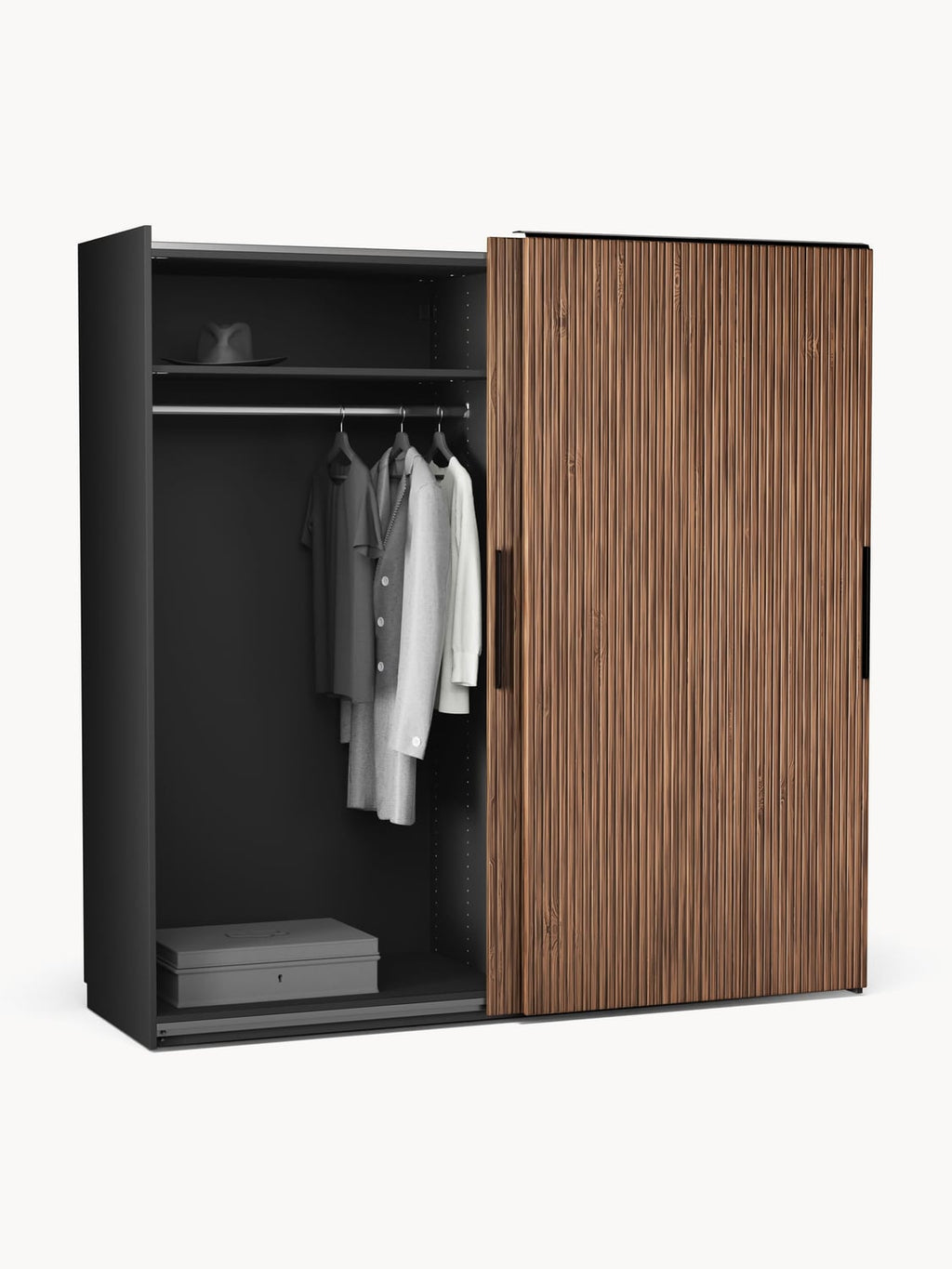Montorfano Modular Sliding Door Wardrobe, 200 cm Wide — available in several sizes