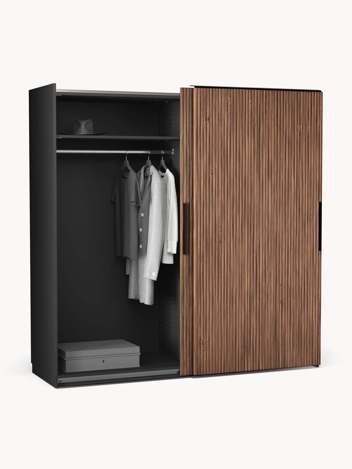 Montorfano Modular Sliding Door Wardrobe, 200 cm Wide — available in several sizes