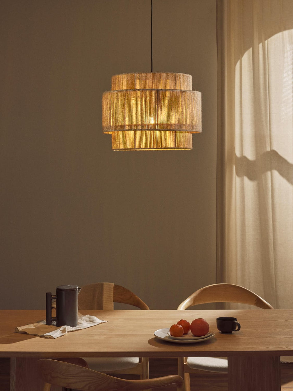 Tremezzo Jute Pendant Light
