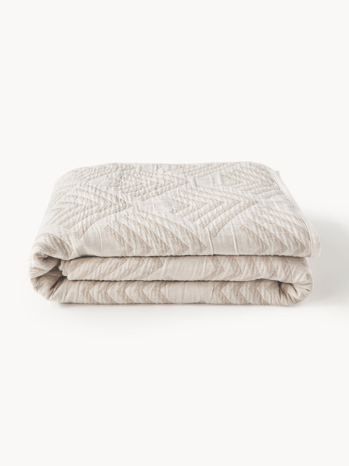 Grandate Jacquard Bedspread with Graphic Pattern