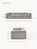 Tavordo Corduroy Modular Sofa (4-seater)