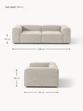 Tavordo Linen Blend Modular Sofa (3-seater)