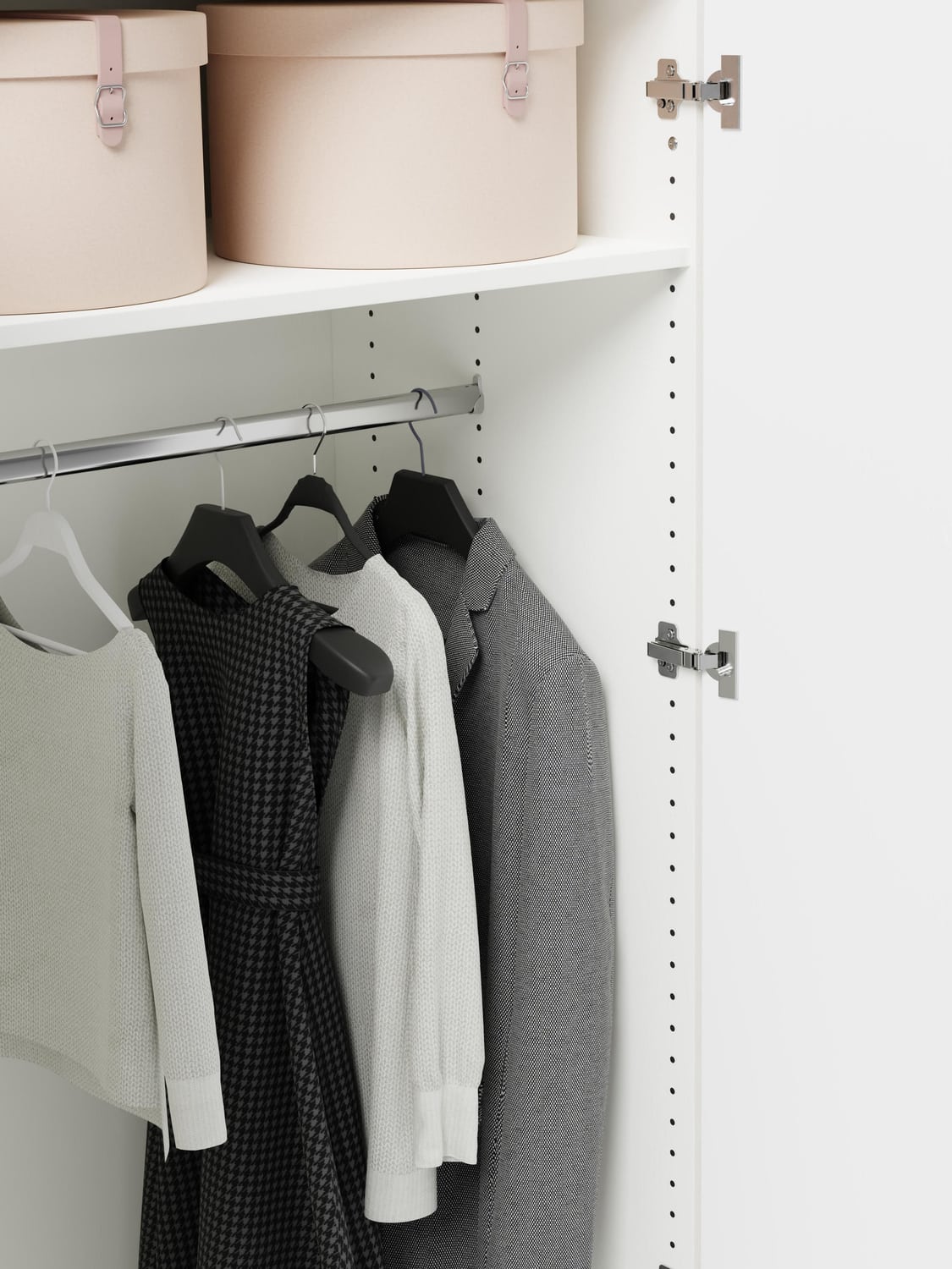 Novedrate Modular Hinged Door Wardrobe, 300 cm Wide — available in several sizes